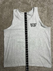 Vintage Eat It Raw Tank Top | 1990s Half Shell Raw Bar Key West Florida Anvil L