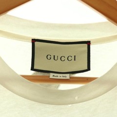 GUCCI Vintage Distressed Flower Patch Logo T-Shirt for Men
