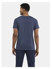 ATHLETIC WORKS Men’s 3XL (54-56) Cotton Tee Short Sleeve Loose Fit • Blue Cove