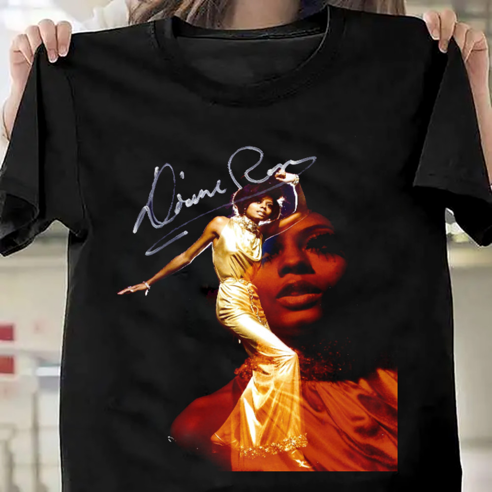 Diana Ross Music Singer Gift For Fan Black All Size Gift Shirt