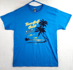 Texas Gulf Coast Air Race 150 Logo Graphic Blue T-shirt Mens Large