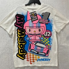 Hybrid Hello Kitty My Melody T-shirt Unisex M Tokyo Speed White Sanrio Graphic