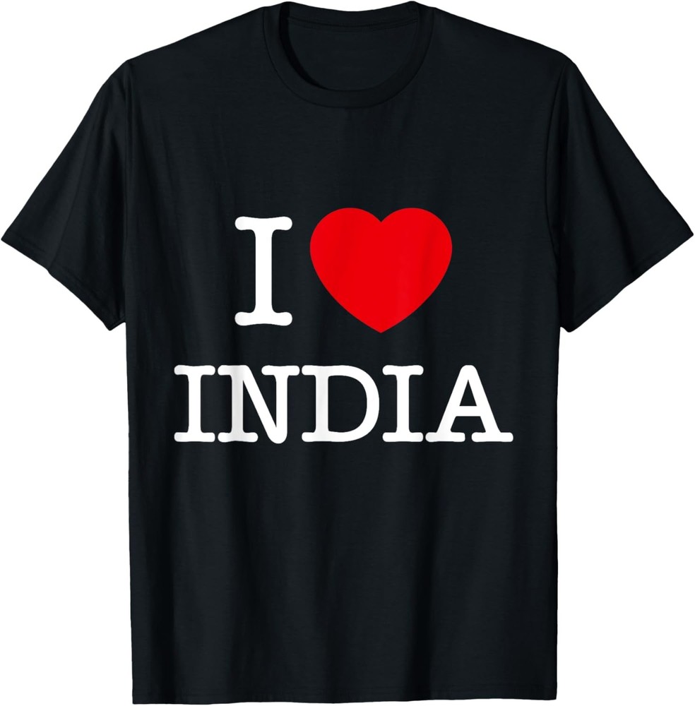 I Love India Cool India Novelty Graphic Tees & Cool Designs T-Shirt