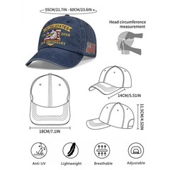 250 Anniversary USA Hat,United States of America 250th Anniversary Cap,US Pat…