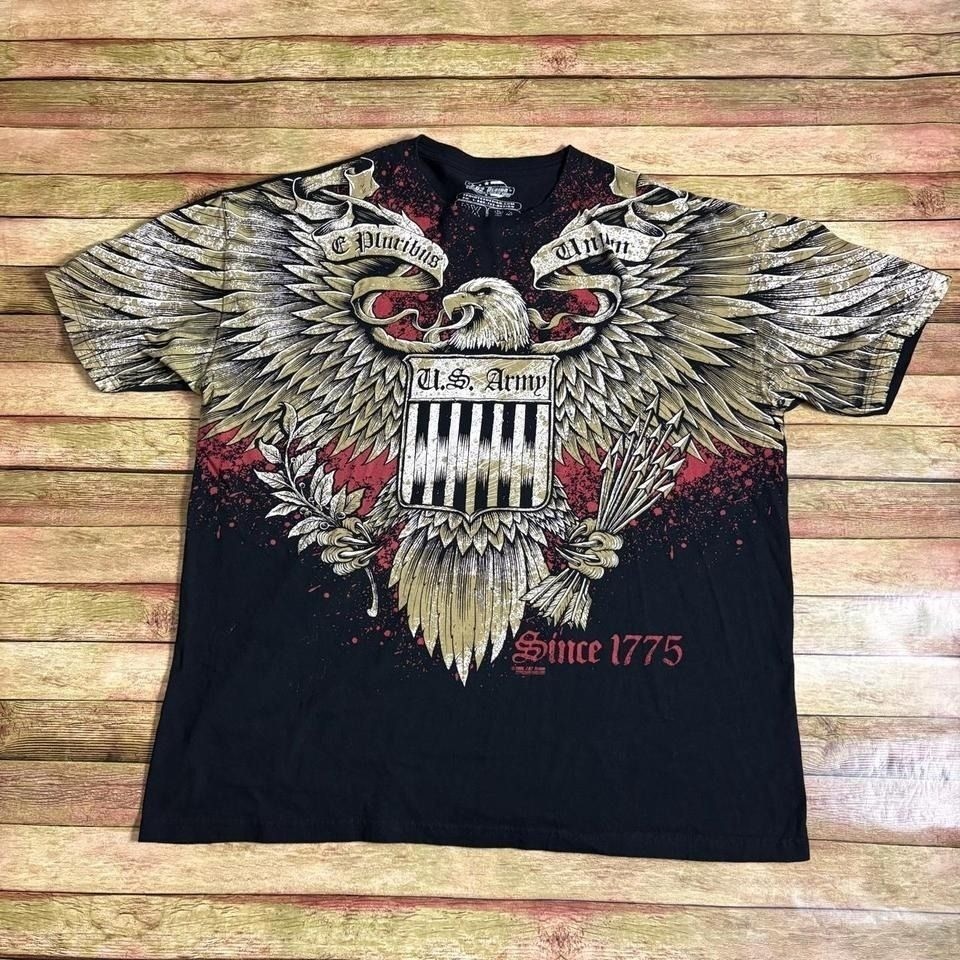 Y2K 7.62 Design U.S. Army “E Pluribus Unum” Graphic Tee. item 514