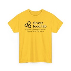 Clover Food Lab T-Shirt – Restaurant Chain Logo Tee – Vegetarian