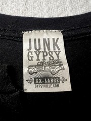 Junk Gypsy Shirt XXL 25” X 30” Pistol Annie’s Interstate Gospel Distressed