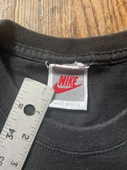 Vintage 90s Nike Air Mens Sz L Air Embroidered tee Gray Tag USA Made