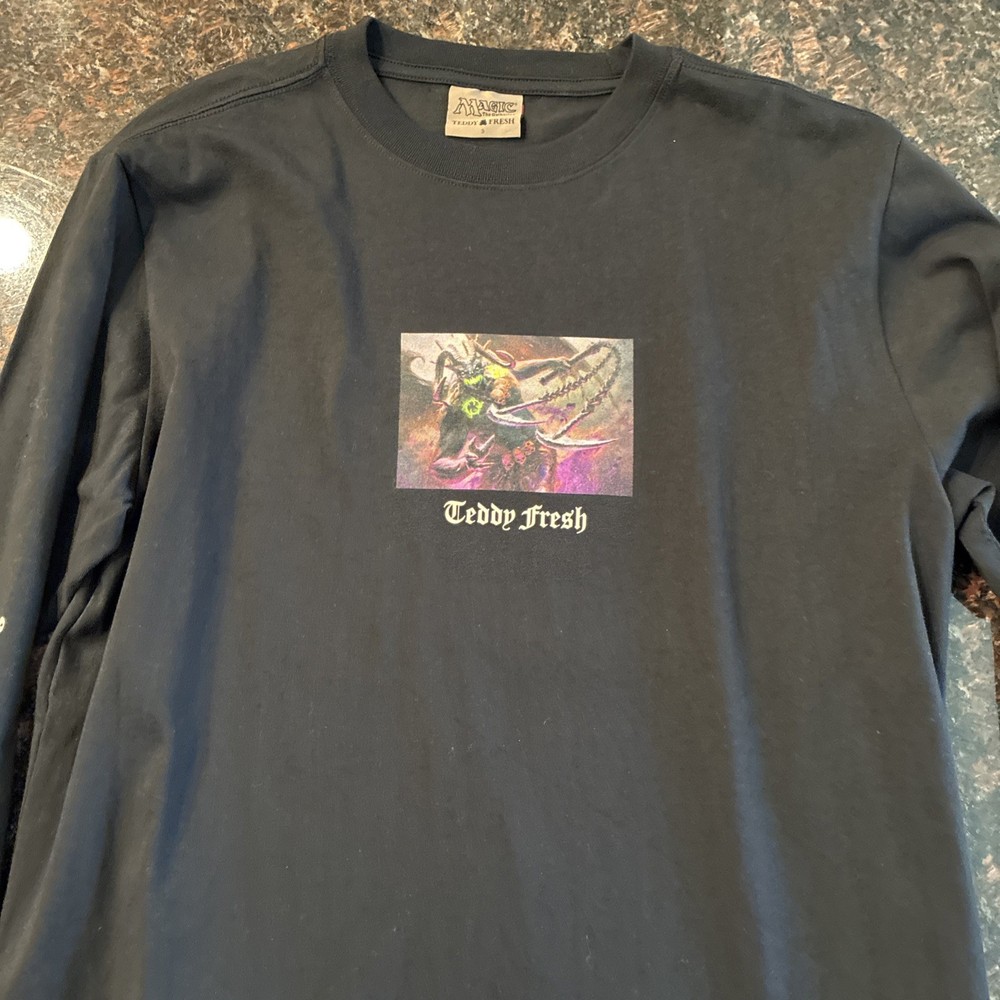 Magic The Gathering x Teddy Fresh Shirt Mens Black Rakdos Long Sleeve *Small