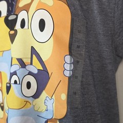 Bluey Blue T-shirt Bandit Chili Bingo Heeler Family Graphic Men’s Size M New