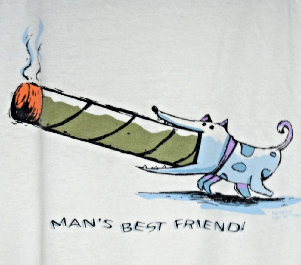 Vintage Big Kahuna Cuban Cigar T Shirt XL Mens 90s Hawaii Tobacco Smoking Tee