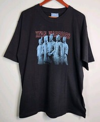 Xi’an Terracotta Warriors Statue Shirt Adult Size XL Black Pandak Tag 22″×29″