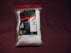 Hanes Men’s White 3 Tagless T Shirts S,M,L,XL