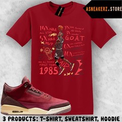 Shirt Match AJ 3 Bin23 Bin 23 2026 Sneaker Matching Tee MJ 23 Accolades T-Shirt