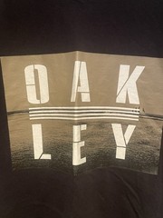 Oakley Men’s Black Graphic Logo Crew Neck Short Sleeve T-Shirt XL Regular Fit