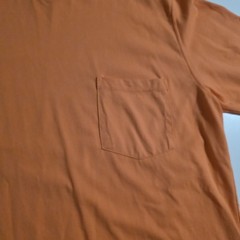 The Foundry Pocket T-Shirt Orange 100% Cotton Big And Tall Mens XLT NEW NWOT