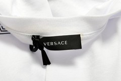 Versace Men’s White Short Sleeve White Medusa Logo Print T-Shirt US 2XL IT 56