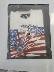 EVIL VICE EVIL “USA” GUN RANGE THEME MEN’S SIZE LARGE (OS) WHITE RETAIL $90🔥🔥