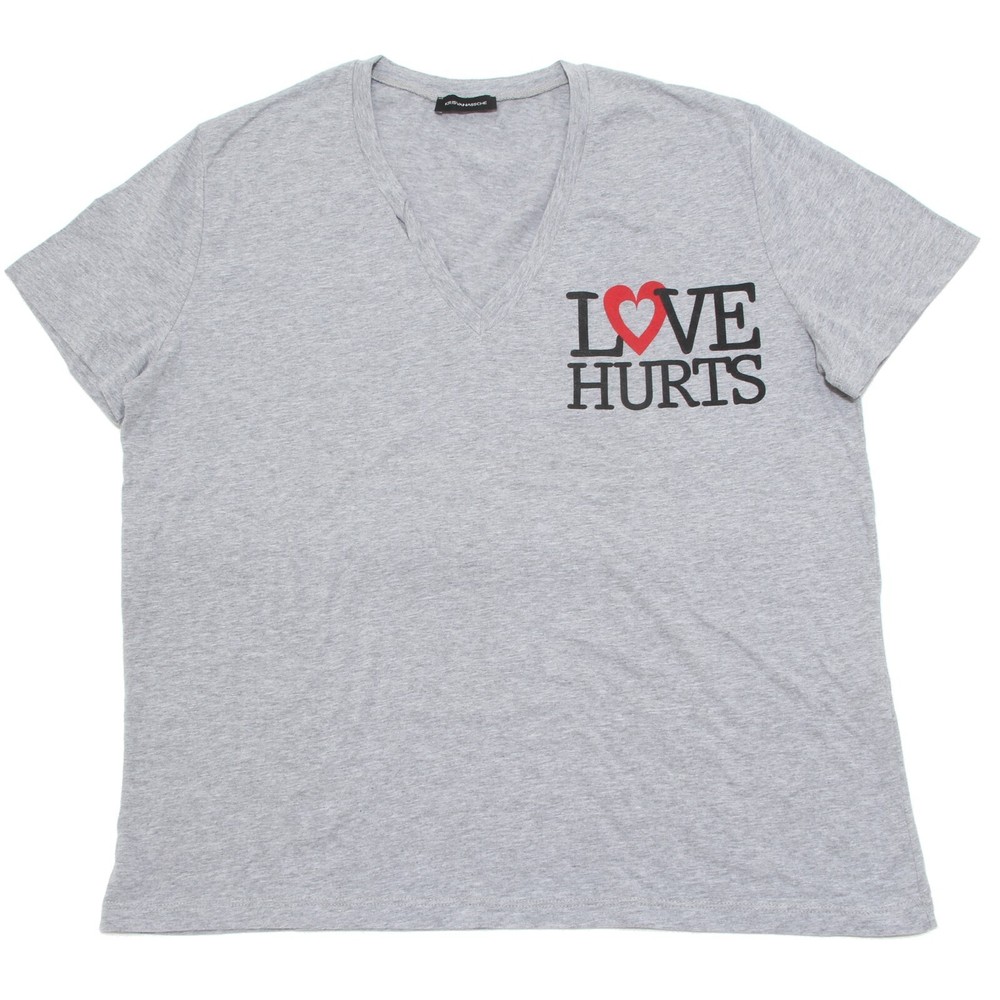 5038I maglia uomo grigia KRISVANASSCHE manica corta maglie t-shirts men