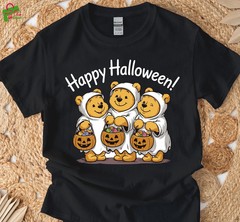 Happy Halloween T Shirt, Pooh Bear Halloween T Shirt