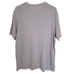 Cremieux Gray T-Shirt Short Sleeve Large Cotton Classic Casual Mens Crewneck