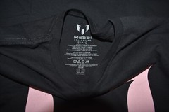 Messi Collection Mens Black Pink Graphic Messi Shirt New S, M, L, 2XL