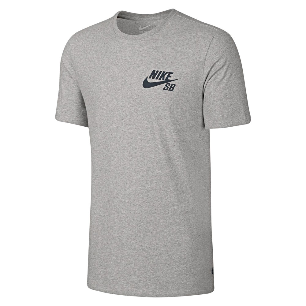AUTHENTIC NIKE SB HEATHER/BLACK LOOSE FIT T-SHIRT DC7817-063