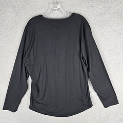 Cuts T Shirt Mens XXL Athletic Fit Elongated Long Sleeve Curved Hem Henley