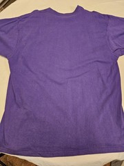 VTG Pluma Shirt Men Purple Heavyweight 100% Cotton Crewneck Blank XL