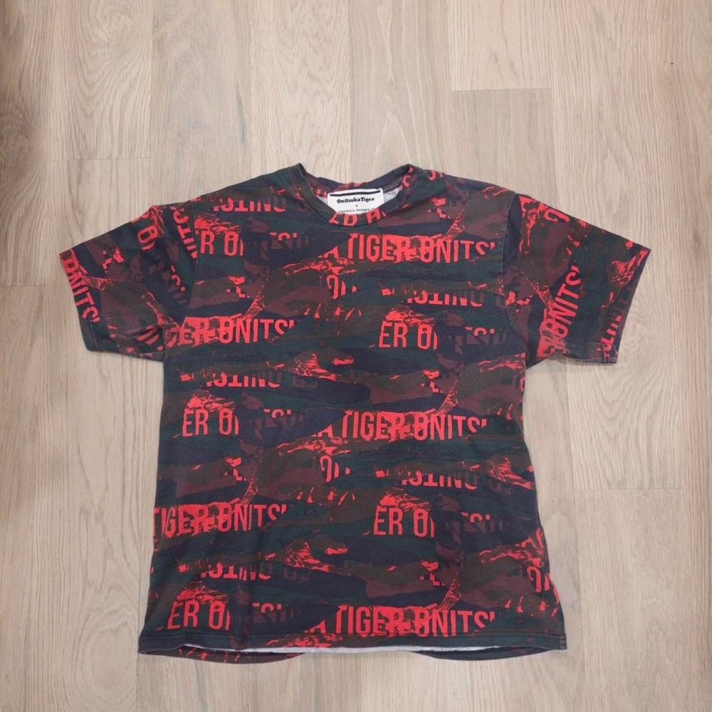 Onitsuka Tiger x Andrea Pompilio Collab Men’s All Over Print T-Shirt