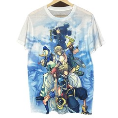 Kingdom Hearts All Over Print Shirt Men Medium Y2K KH II JRPG Disney Square Enix