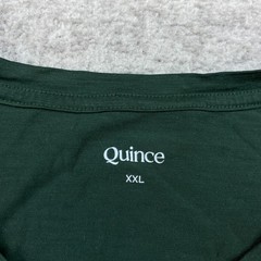Quince Merino Wool Shirt 2XL XXL Green Athleisure Gym Workout Lift Base Hike Men