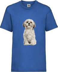 Shih Tzu Dog Pet Family Novelty T Shirt Various Colours And Sizes