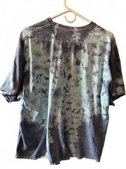 Rick and Morty Tie-Dye Graphic T-Shirt with Distressed Neck