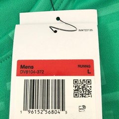NWT Nike DV8104-372 Men Dri-FIT UV Running Division Miler Tee Shirt Green Size L