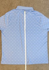 Men’s Short Sleeve T Shirts 2XL Blue Polo “2 Pack” Goodfellow 1/4 Button Wicking