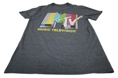 MTV Music Television T-Shirt Men’s Graphic Print Short Sleeve Crew Neck T0376