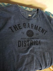 Vintage NYC Garment District Fashion Design Sewing Art T-Shirt Adult M Y2k 1994