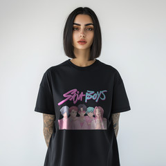 Siya Boys Anime Graphic T-Shirt – KPOP Inspired Boy Band Tee A276