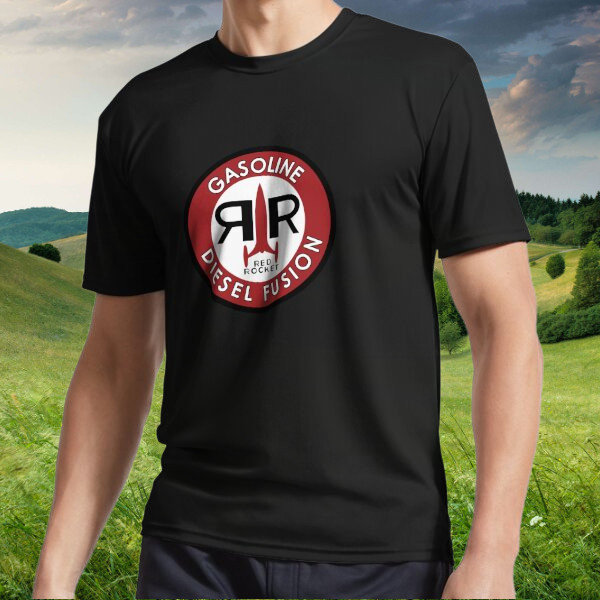 New Red Rocket Logo (Color) Active T-Shirt Logo American T-Shirt Funny S to 5XL