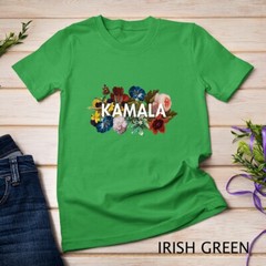 Kamala Harris Vintage Floral Feminine First Female President Unisex T-shirt