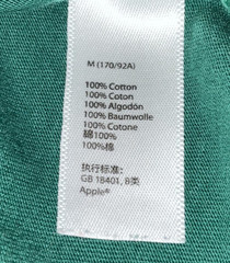 Apple Long Sleeve T-Shirt Men’s Medium Green