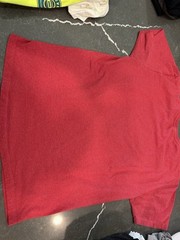 Official DC Comics The Flash T Shirt Distressed Logo Red – Size Large L Soft