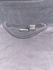 Liz Claiborne Mens 2x 50-52 Black Tee Crew Neck Heavyweight. EUC