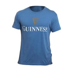 Guinness Gold Harp Premium Trademark 1759 Label Blue T-Shirt new in plastic 3XL
