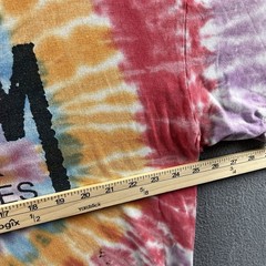 Vintage Stussy Shirt Mens XL Tie Dye Distressed Y2K Surf World Tour City Tee