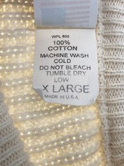 Other Brands Knit Sweater (Thick) XL Wool BEG Solid Color