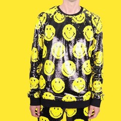 Any Old Iron X Smiley Men’s Sequin Sweatshirt XL