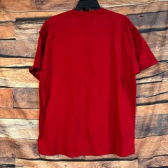 Lee T-Shirt Men’s XL Red Czech Republic Prague Graphic 100% Cotton