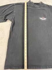 Harley-Davidson Black Turtle Neck Vintage Y2K Motorcycle Biker Long Sleeve M